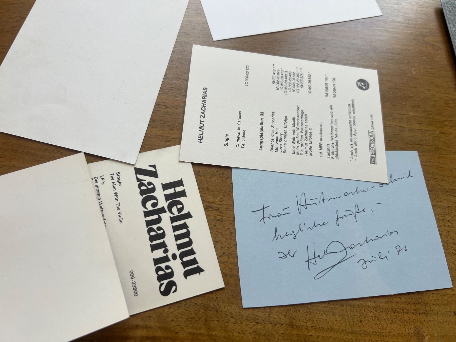 Autografi: Verschiedene Autogramme 261 – Usato da Glattfelden venduto da maa_qcj8 2