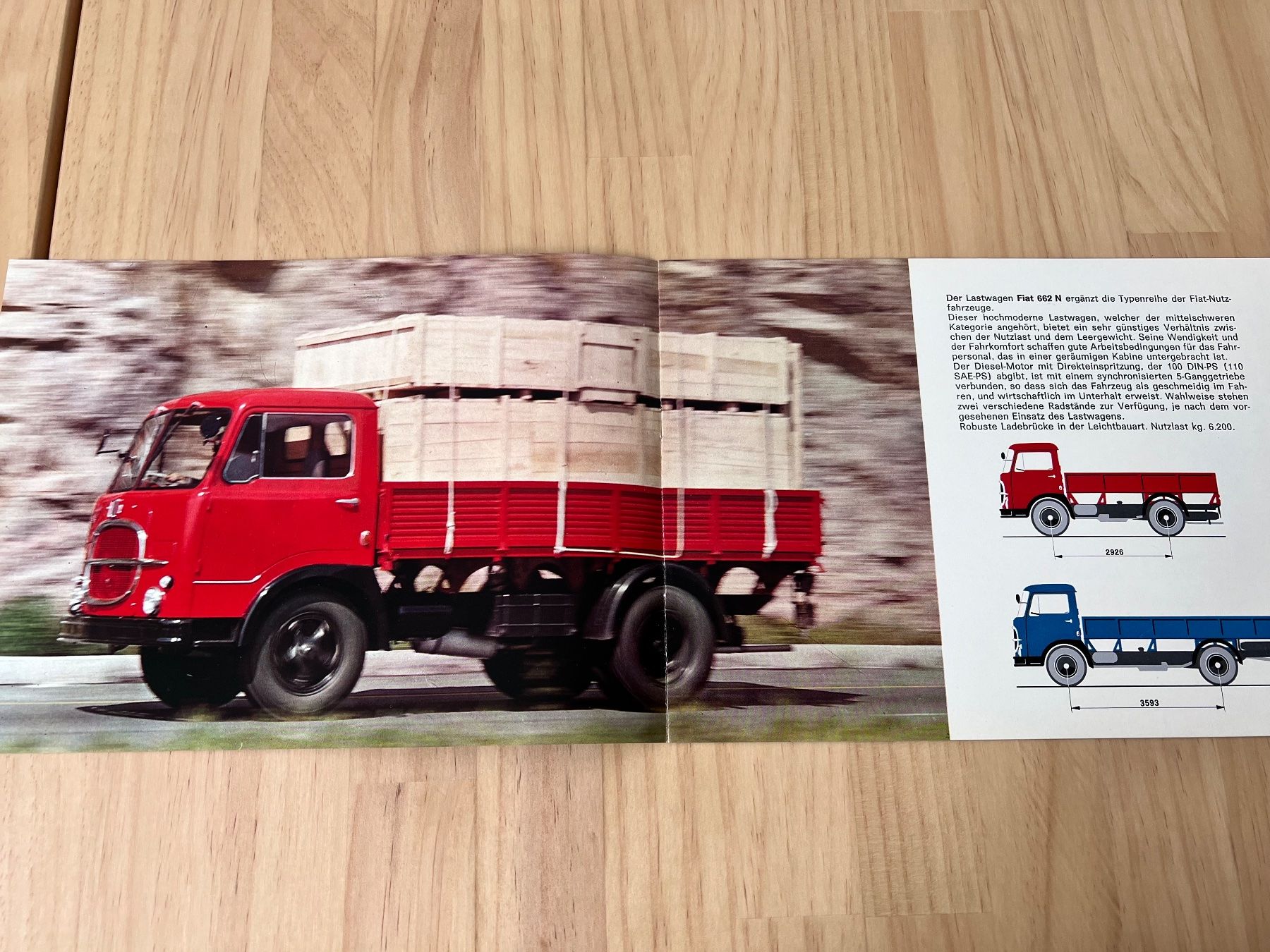 Fiat Dokumente: FIAT 662n Verkaufsprospekt – Gebraucht aus Münchenbuchsee von Volver64 1