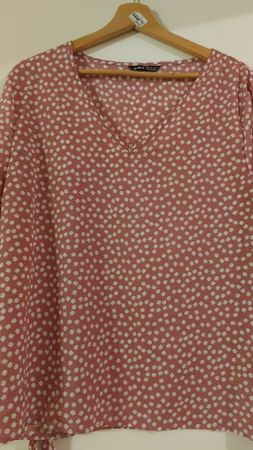 Bluse, Grösse XL, mit Blumenmuster, Herbstchic!🌸🍂