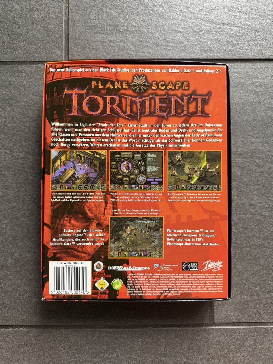 Spiele: Planescape Torment PC Big Box – Gebraucht aus Zürich von cENS0R 2