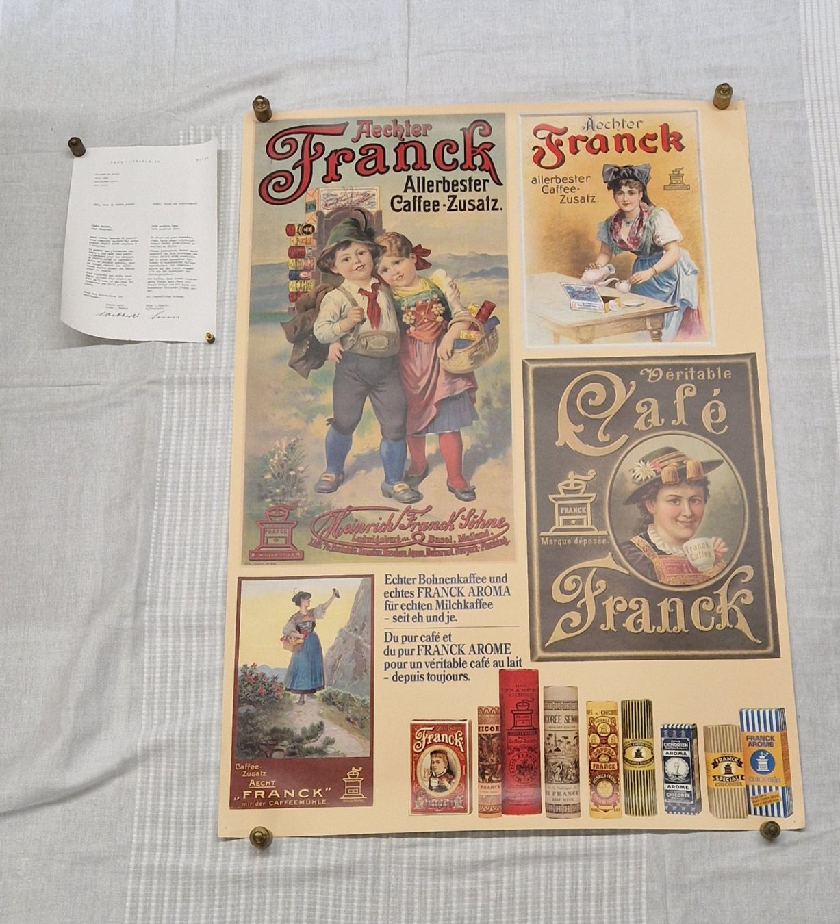 Foto & Immagini: WERBEPLAKAT FRANK KAFFEEBOHNEN – Usato da Bilten venduto da Mic2022