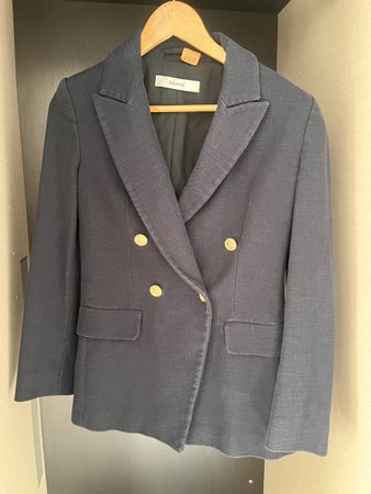 Intrend gruppo Max Mara blazer doppiopetto navy con bottoni