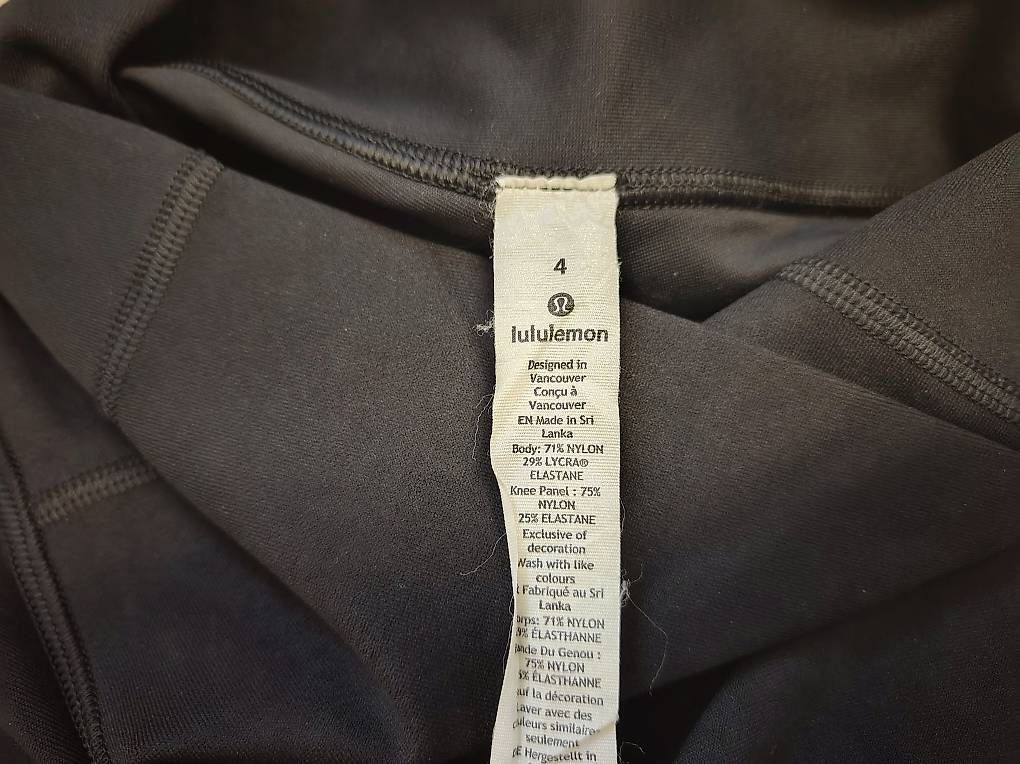 Leggings: lululemon Swift Speed Leggings Gr. 4 schwarz – Usato da Zürich venduto da Unterstop 1