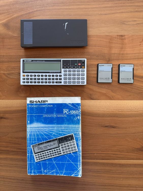 SHARP PC-1360 Pocket Computer für Sammler (Gebraucht) in Aarau für CHF ...