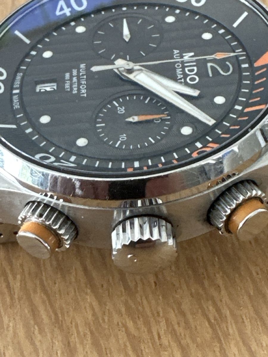 Mido Orologi: Mido Multifort Chronograph M005.914.11.060.00 – Usato da Biel/Bienne venduto da Vintgare 5