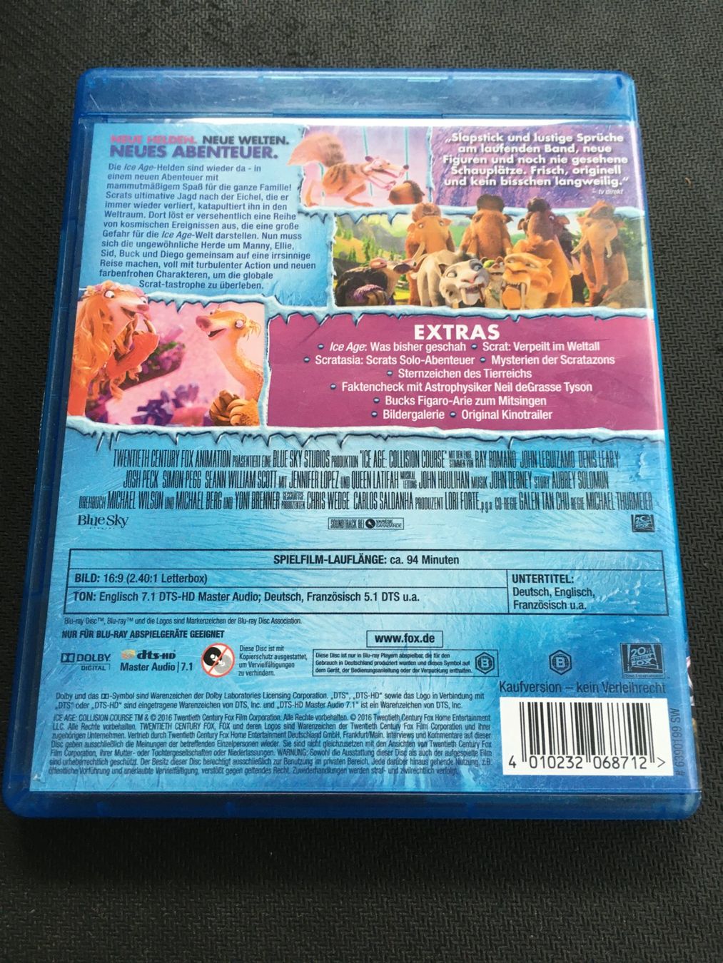 Tous les DVDs: Ice Age 5 [Blu-ray] – D'occasion à St.Gallen par MedienJoe 1