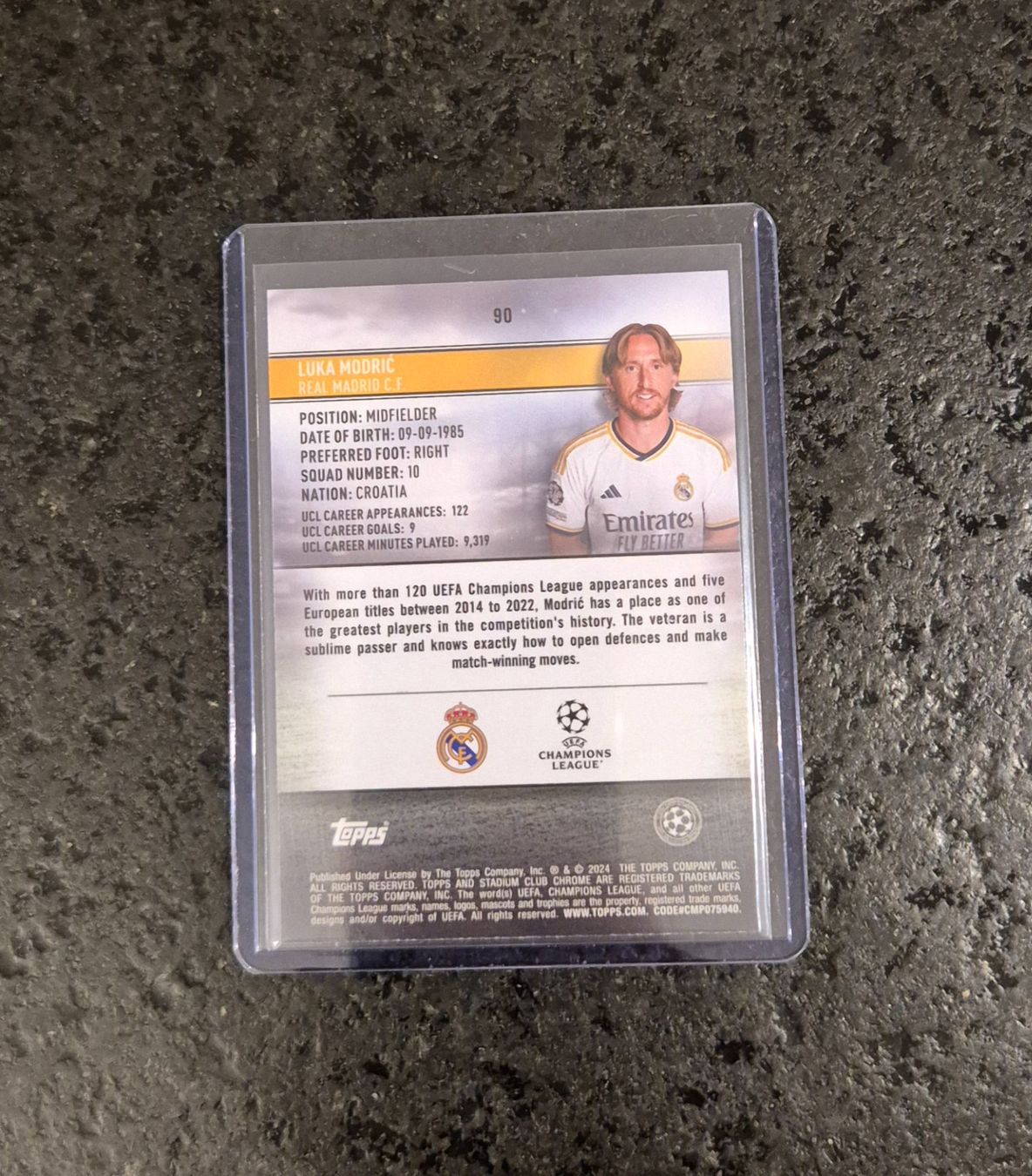 Topps Carte collezionabili: Luka Modric /199 - Real Madrid - Topps – Nuovo (secondo la descrizione) da Burg AG venduto da Danoe 1