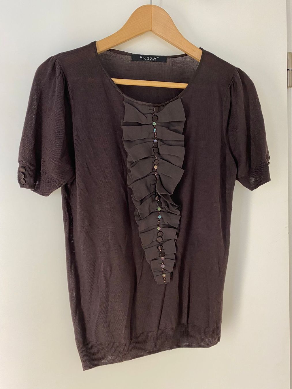 Blusen: Nougat Bluse Damen mit Seide Gr. S – Neu (gemäss Beschreibung) aus Frauenfeld von LIL_NA