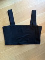 Schwarzes Crop Top Grösse L
