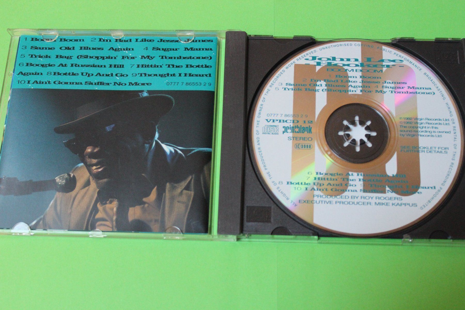 CDs: John Lee Hooker - Boom Boom CD 1992 – D'occasion à Tübach par JamesStone 1