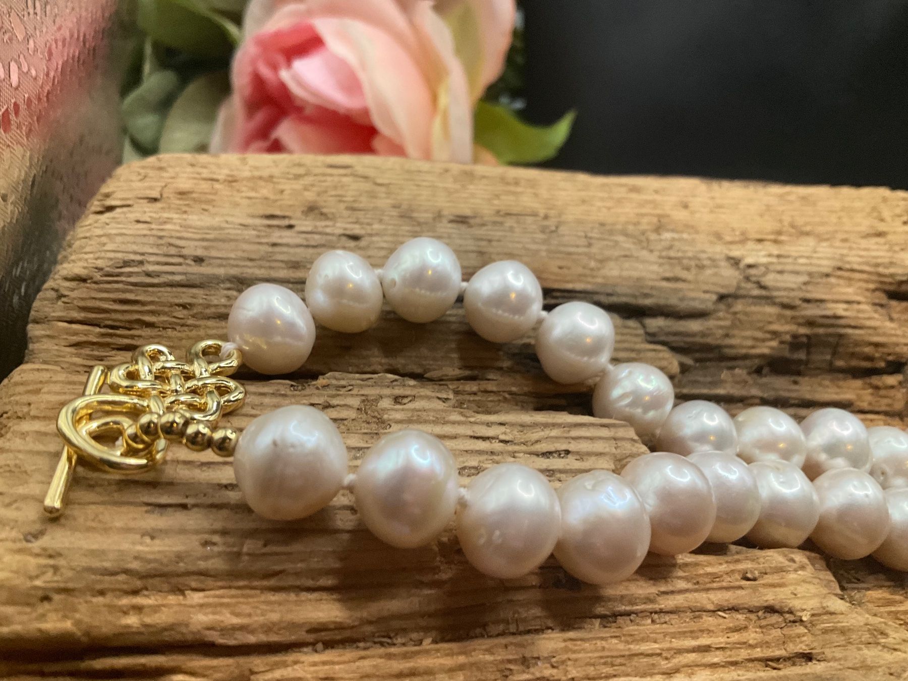 Catenine: Collier mit sehr grossen echten Perlen – Nuovo (secondo la descrizione) da luzern venduto da Alpendorf1 1