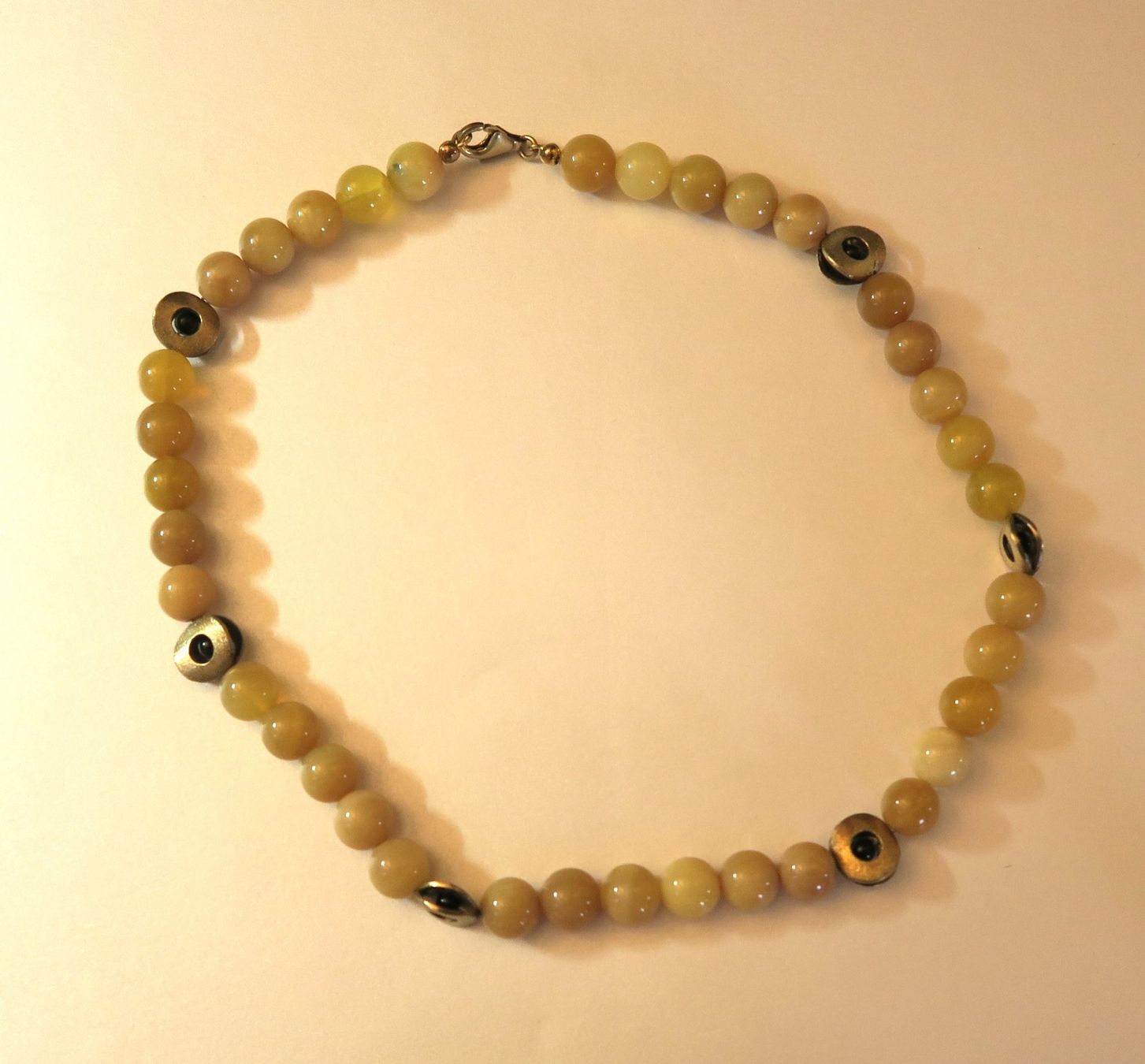 Ketten: Kette gelbe Jade – Gebraucht aus Brittnau von marlenestone 1