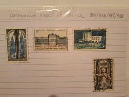 Anciens timbres République Française 1954