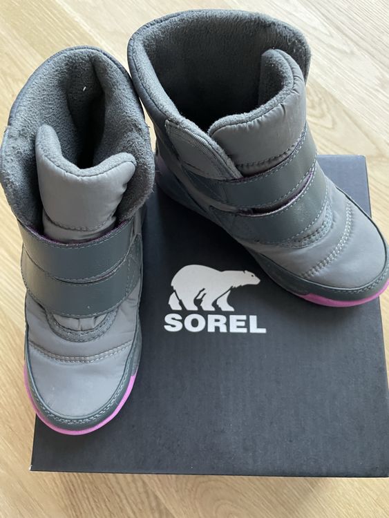 Sorel Scarpe per ragazzi: SOREL Winterstiefel Whitney mit Klett Gr 27 – Usato da Zürich venduto da sunnaschie