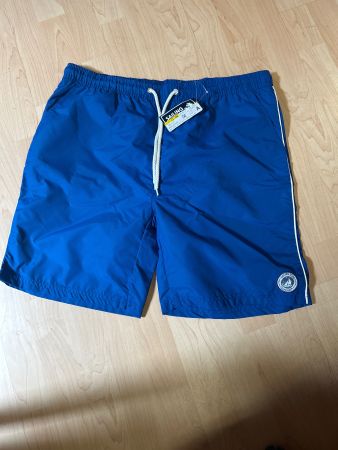 Blaue Herren Badehose Grösse 2XL Bundweite ca. 92cm