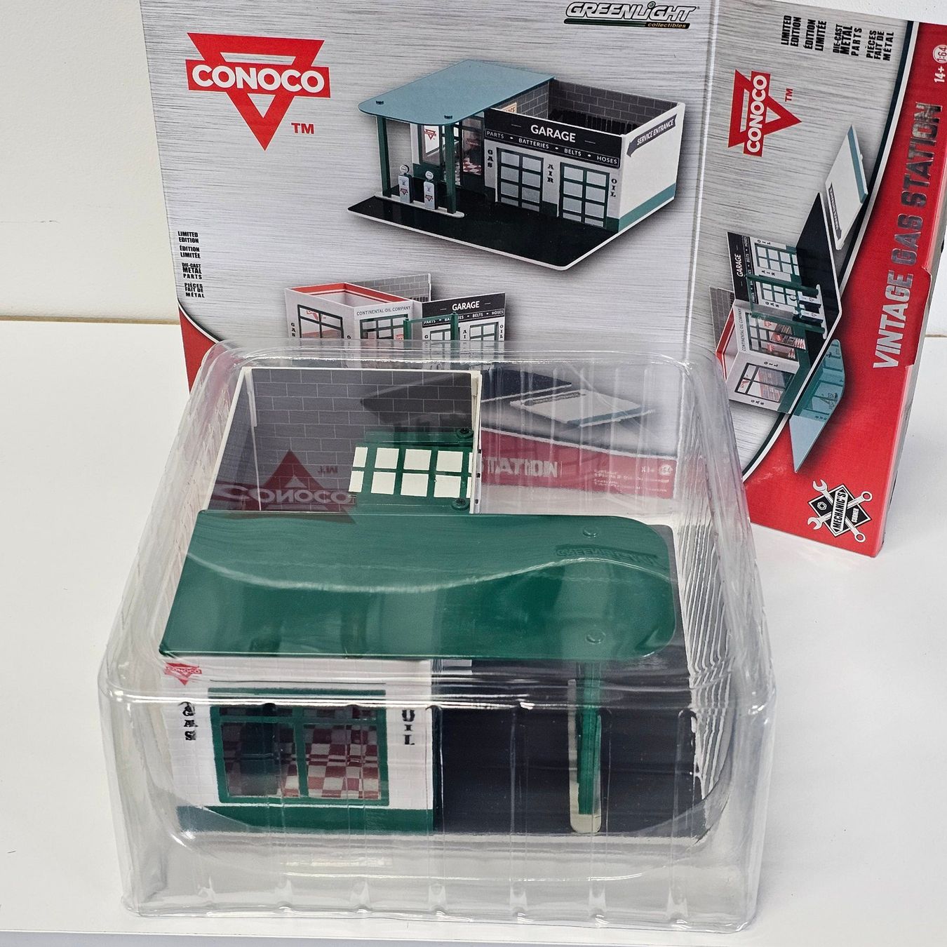 Greenlight Modellini d'auto: Greenlight diorama Conoco station / Garage – Usato da rolle venduto da joaocosta.f 4