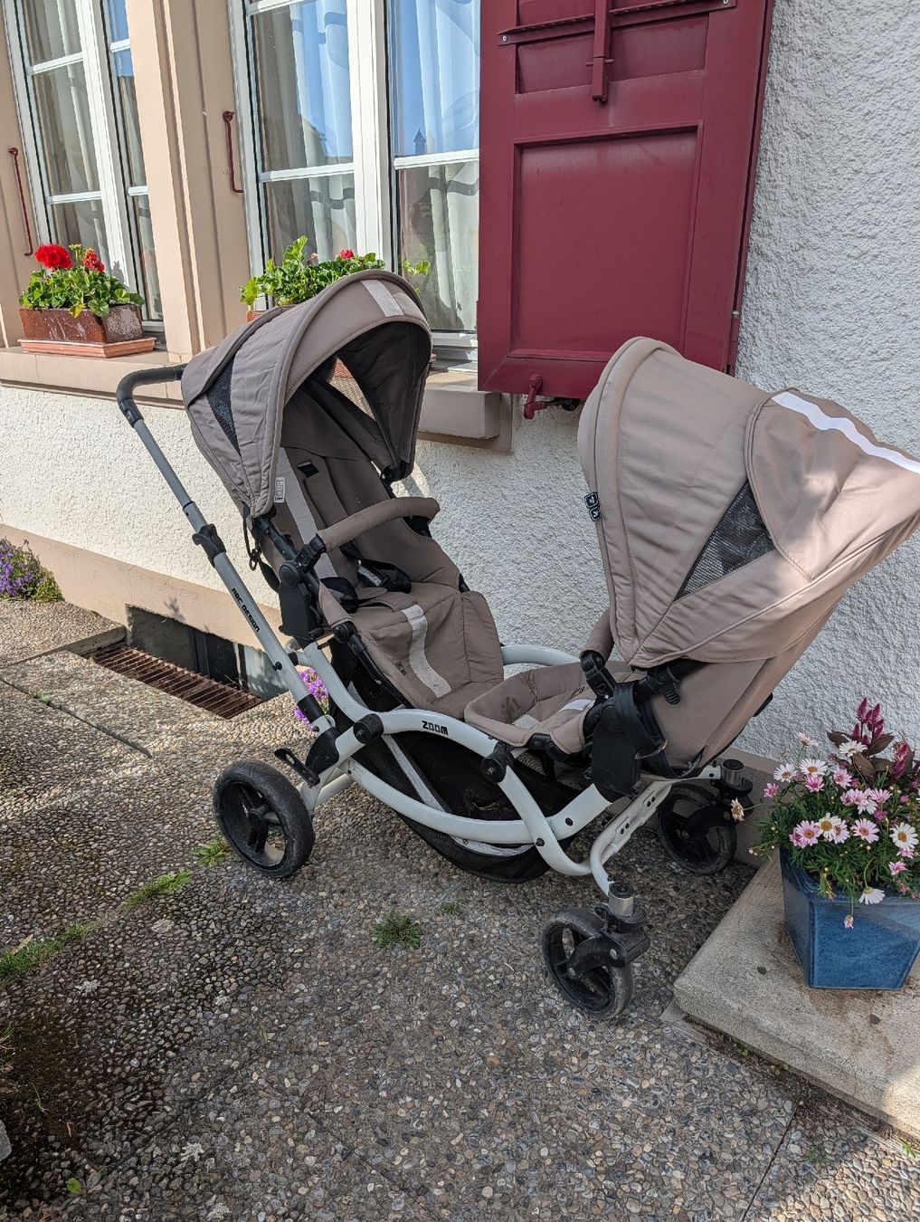 ABC Design Carrozzine: ABC Design Zoom Geschwisterwagen – Usato da Bützberg venduto da SchweizerFund