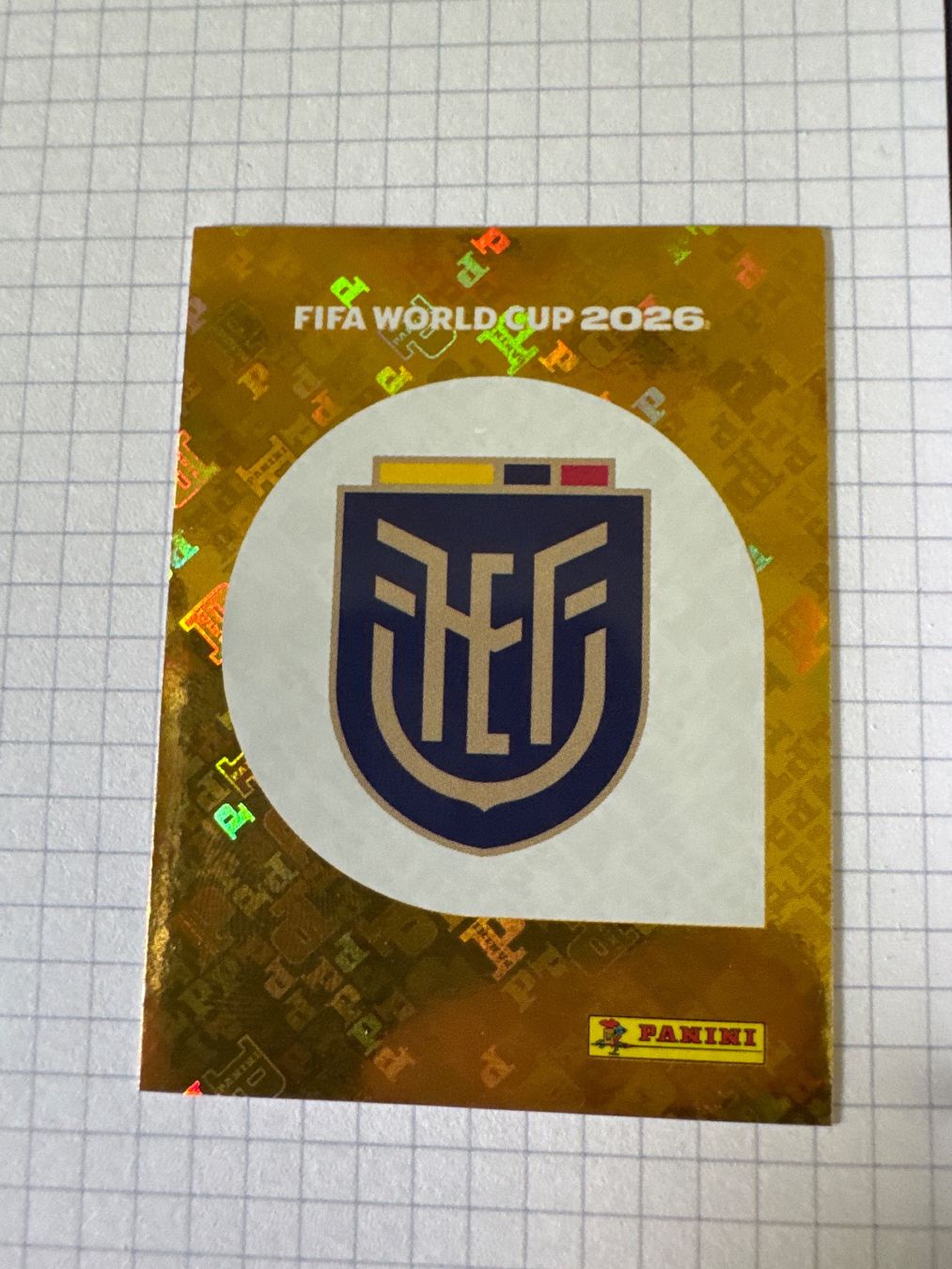 Panini Carte collezionabili: Panini Sticker WM 2026, ECU 1 – Nuovo (secondo la descrizione) da Winterthur venduto da mathis-spielsteine