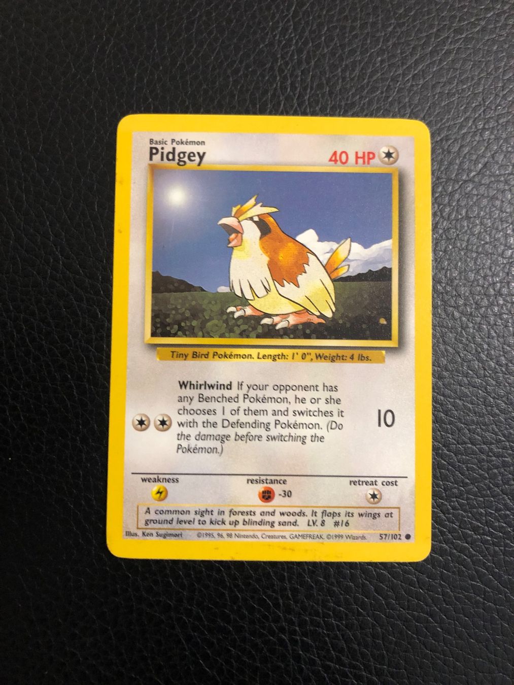 Pokémon Sammelbilder & Trading cards: Base Set Pidgey 57/102 Ab 1 – Gebraucht aus Paradiso von Pkmn10
