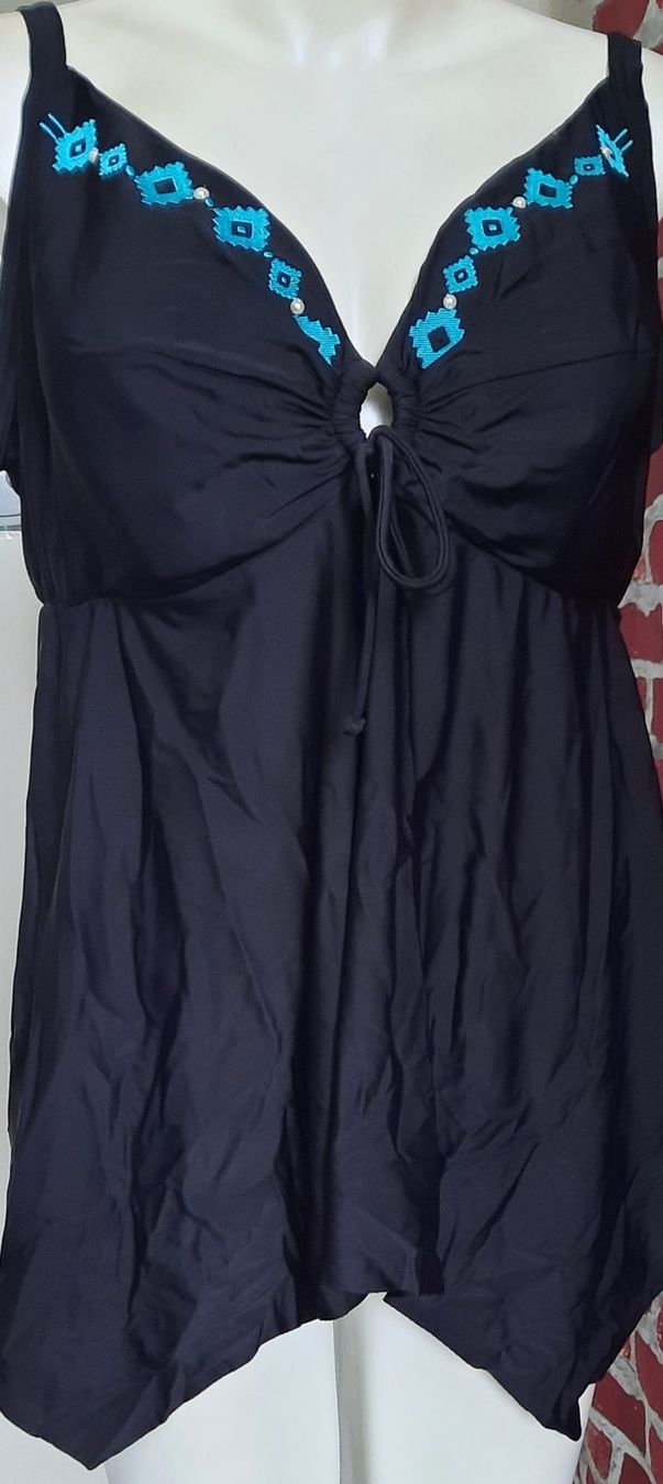 Costumi da bagno & Bikini: ULLA POPKEN Badekleid, Diamondmuster, Softcup Dunkelblau 54 – Usato da Seuzach venduto da VT-Collections2 2