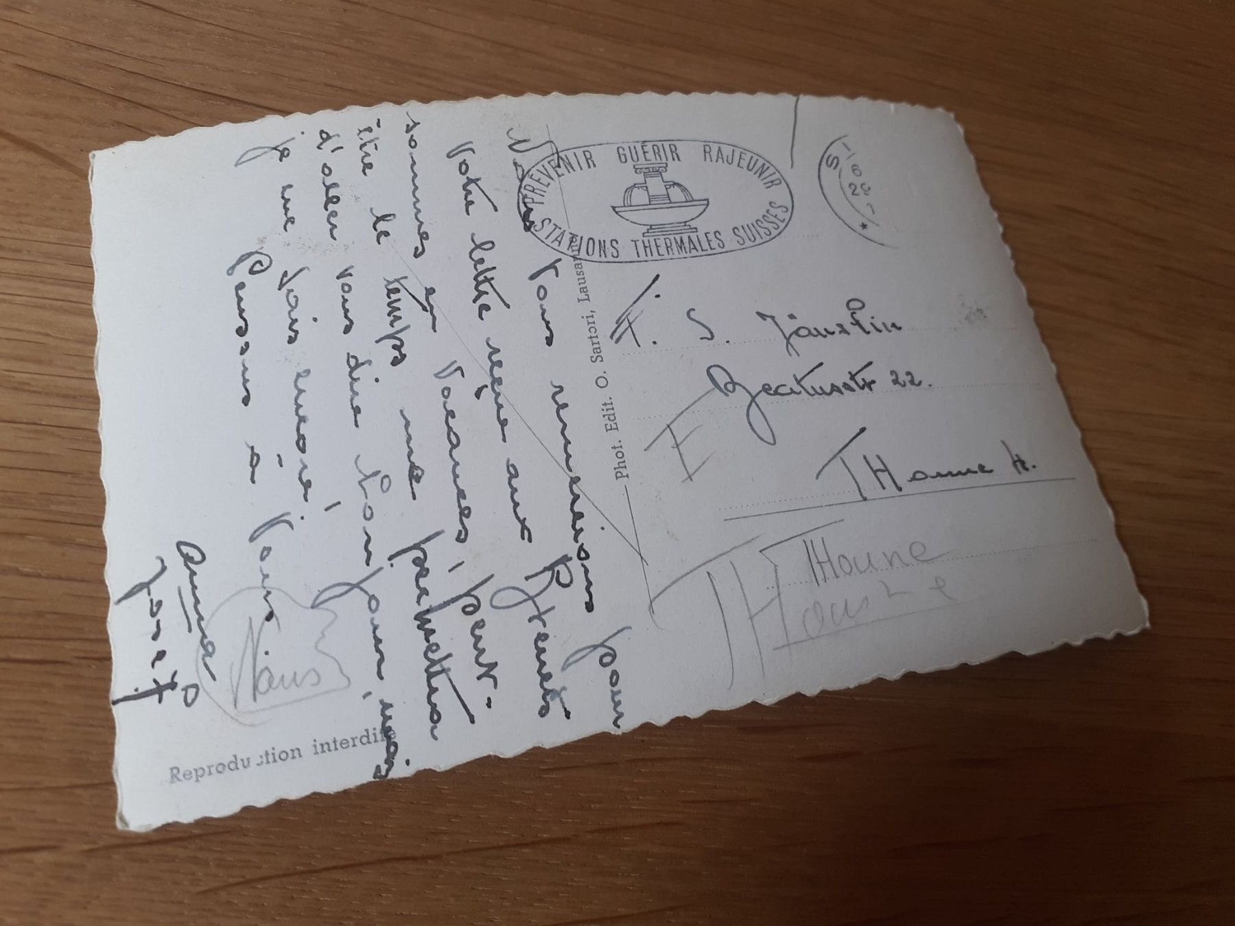 Cartoline postali: SION - VUE GENERALE – Usato da Winterthur venduto da Ornyx7 1