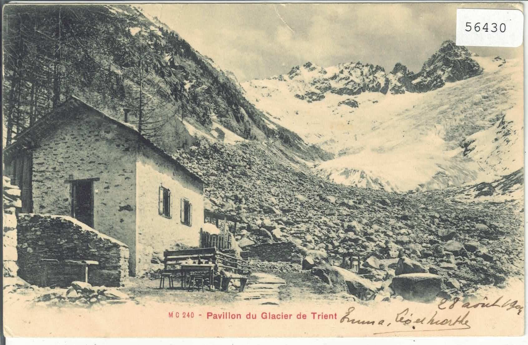 Cartoline postali: Pavillon du Glacier du Trient – Usato da Ettingen venduto da Kartenplanet