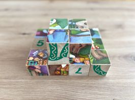 Bilderwürfel Märchen Kinder Puzzle Ahornholz Spielzeug