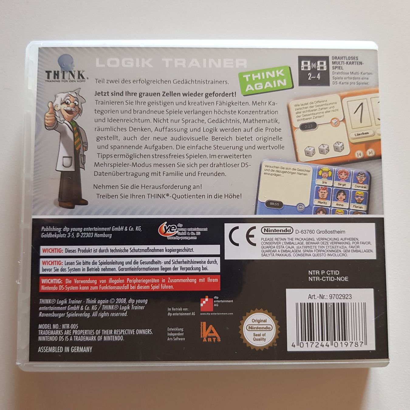 Nintendo Giochi: Think Nintendo DS – Usato da Münchenstein venduto da 2DGames 1