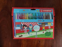 Stabilo Power Fasermaler / Filzstifte 24er Set