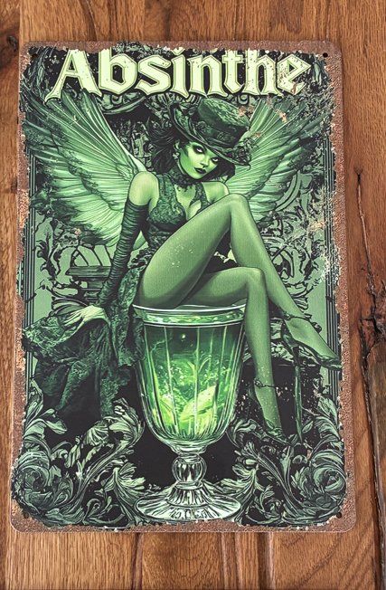 Schilder: Absinthe / Schönes Blechschild / 20x30 CM / neu!!!! – Neu und originalverpackt aus Bremgarten AG von Eurotiz