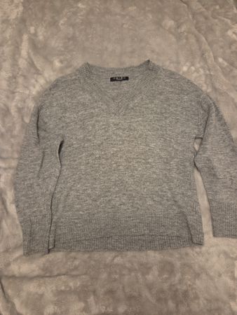 Grauer Strickpullover von YMIKU, Grösse M,