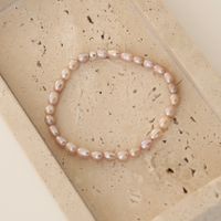 Bracelet made of freshwaterpearls / Süsswasserperlen Armband