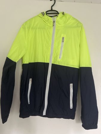  Windbreaker gelb dunkelblau Grösse L neuwertig