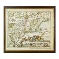 Novi Belgii in America Septentrionali-Stätten M.Seutter 1730