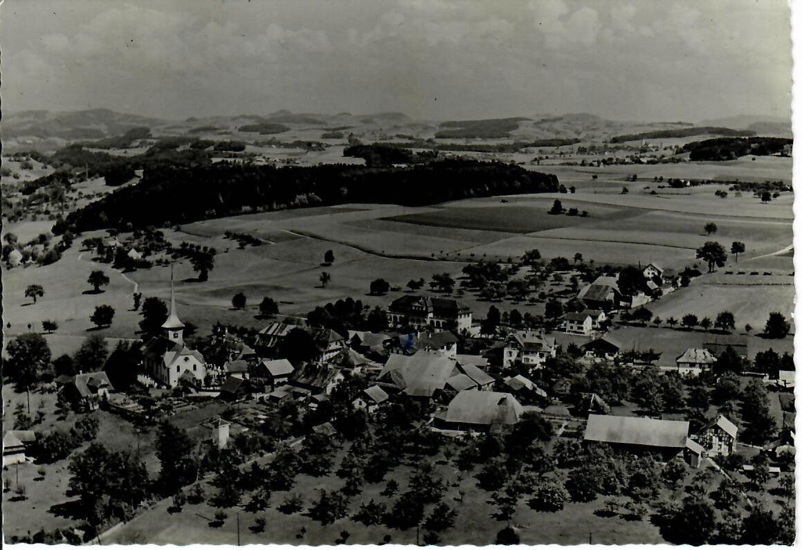 Cartoline postali: Flugaufnahme  Grossbösingen – Usato da Hochdorf venduto da Ziegel-16