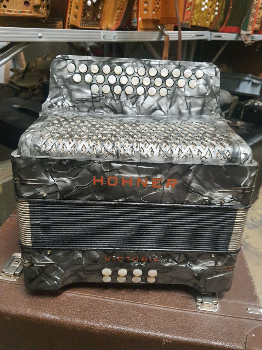 Hohner Strumenti musicali: accordéon hohner diatonique 8 basses – Usato da Pont-de-la-Morge venduto da Mirabelle0