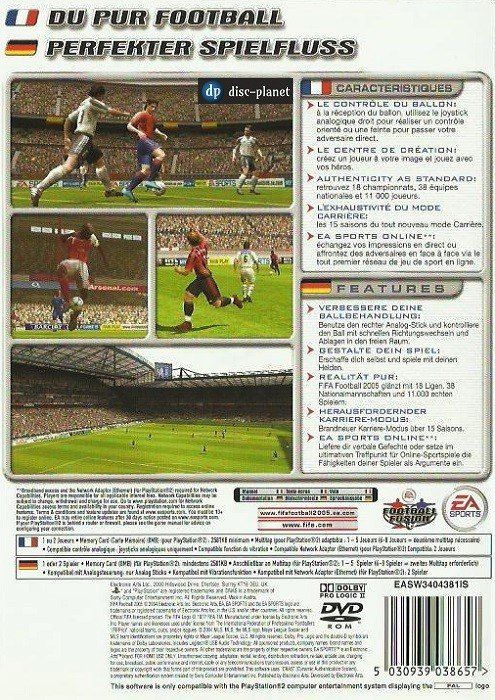 Giochi: PS2 - Fifa Football 2005 – Usato da Embrach venduto da disc-planet 1
