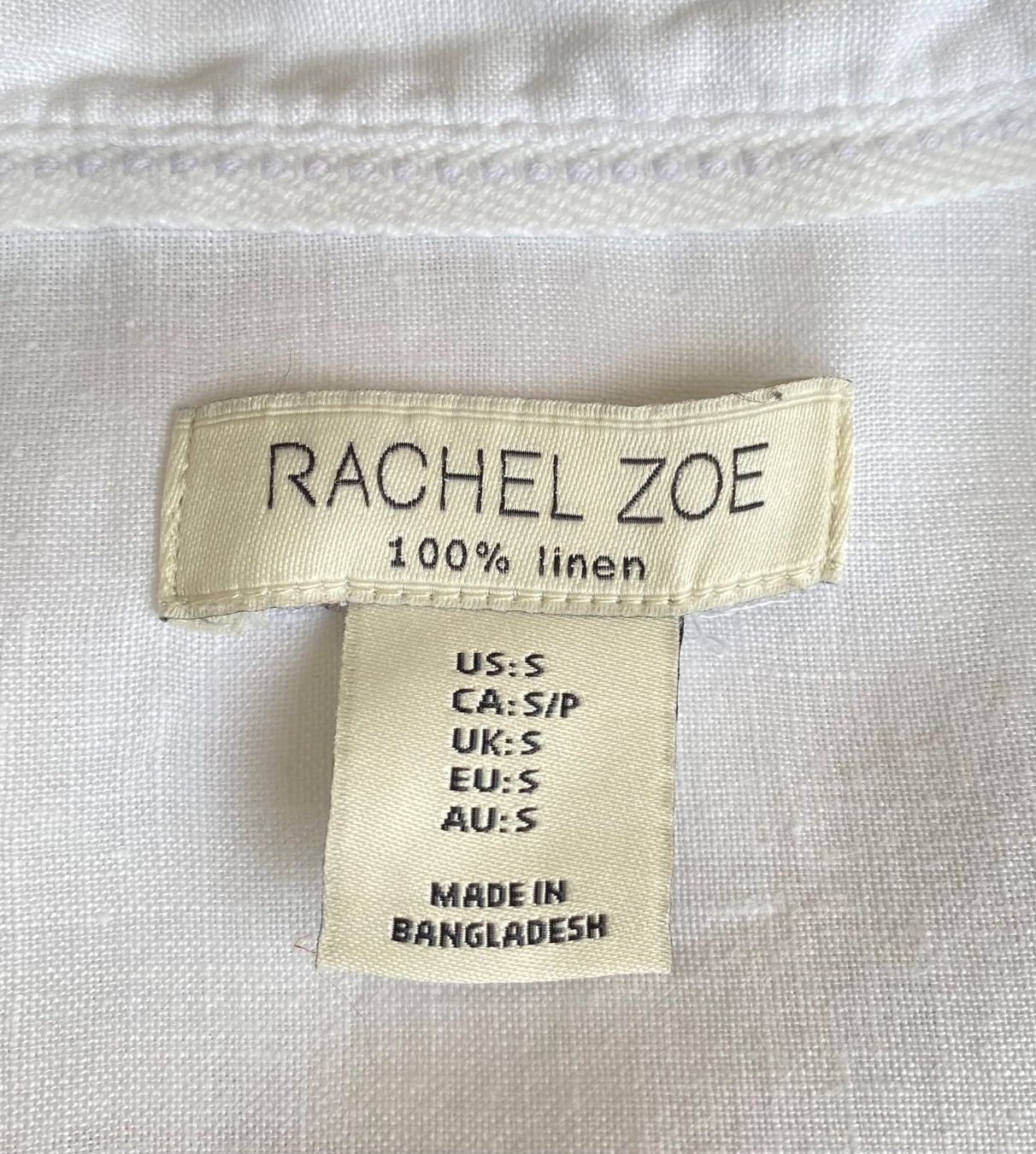 Camicette: Rachel Zoe Leinenbluse Grösse S – Usato da Oberwil BL venduto da Leni-Mischi 3