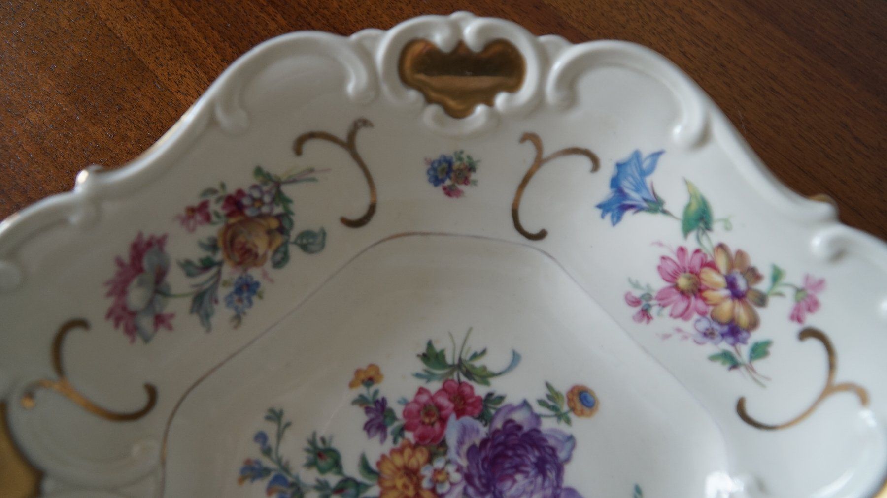 Ciotole: Schale mit Blumenmalerei  Bavaria – Usato da Bern venduto da Antikbatik 2