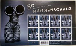 Frankaturware Zierbogen 50 Jahre Mummenschanz, postfrisch**