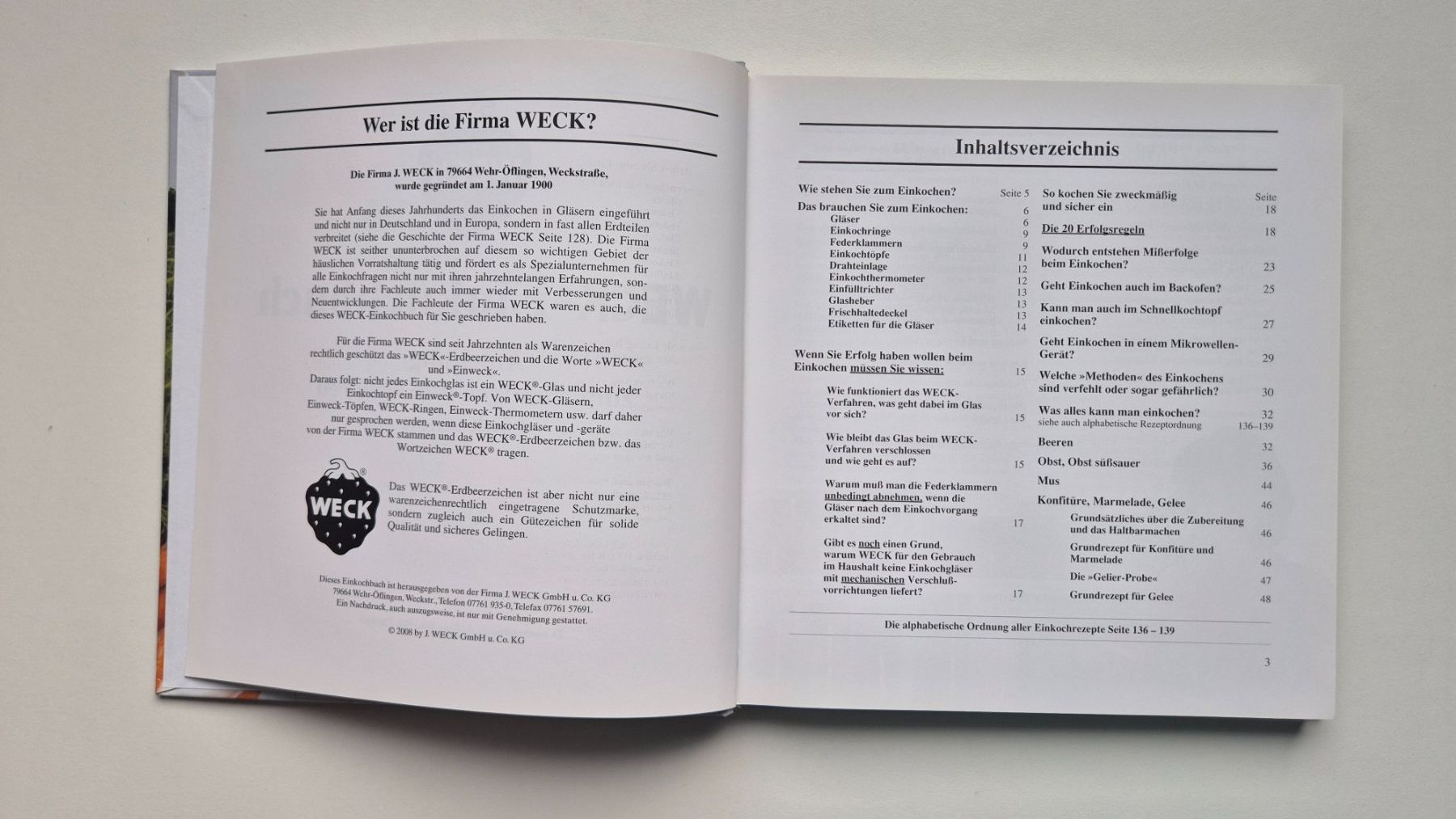 Bücher: WECK      🫙🍓🍽️      Einkochbuch – Gebraucht aus Niederweningen von Obson 1