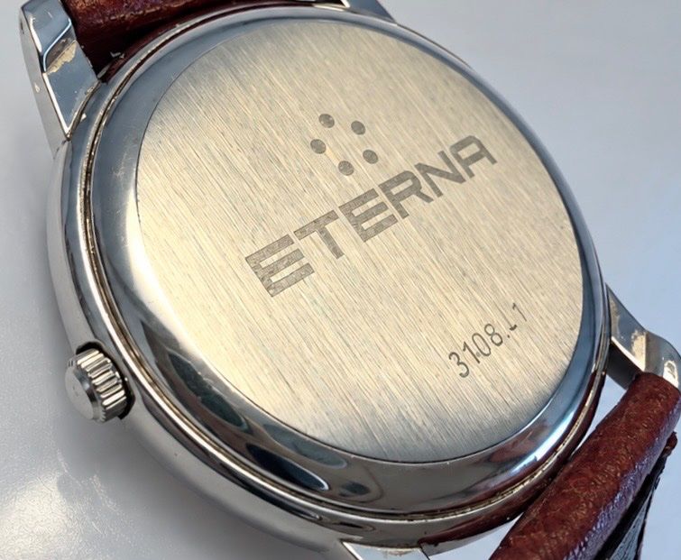 Eterna Orologi: ETERNA Galaxis 37mm Quartz Bicolor am Leder – Usato da Sempach venduto da ADR1AN0 4