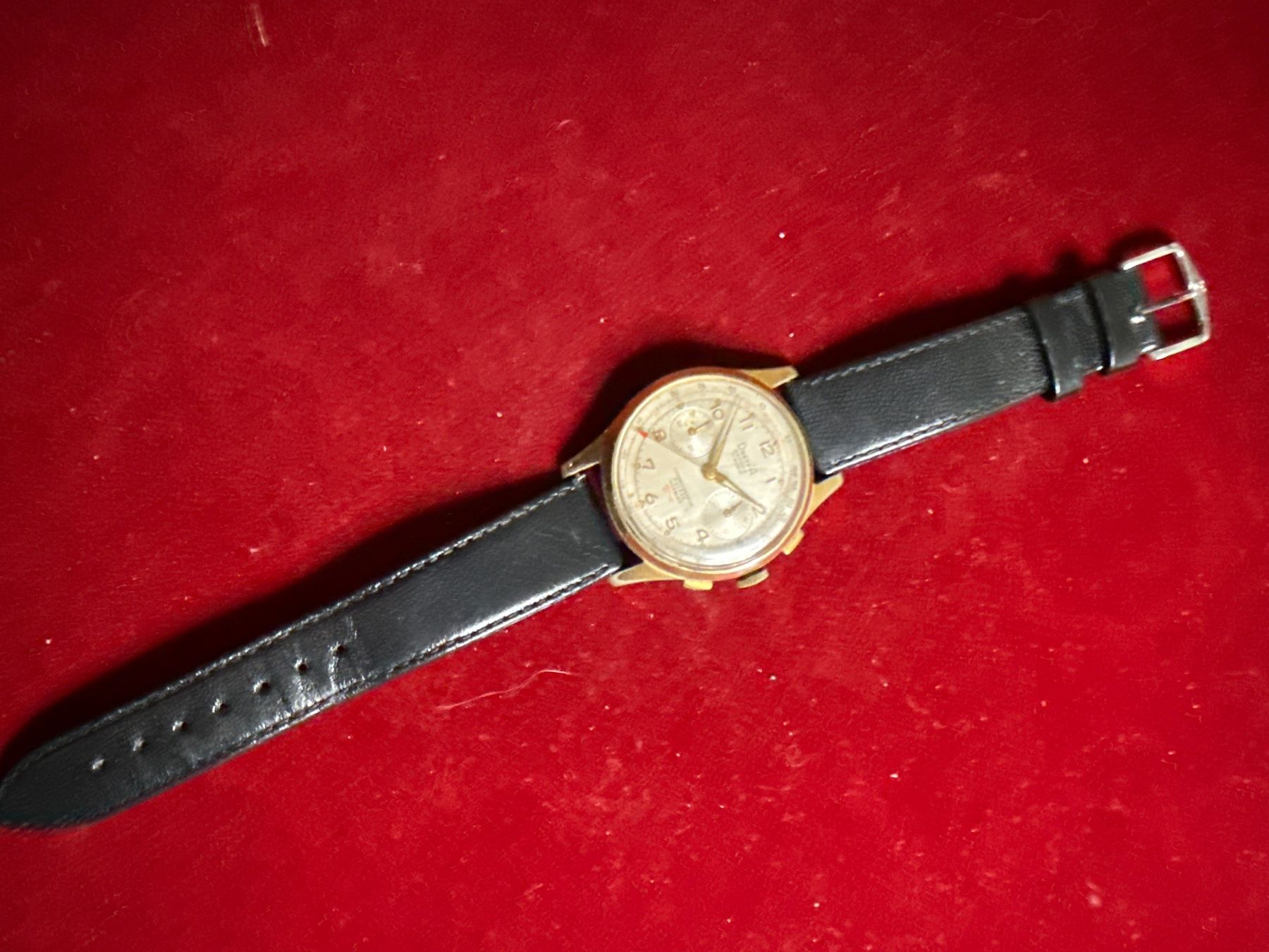 Montres: Dreffa Vintage Chronograph 37 mm – Défectueux à Pfeffingen par Allhandelklgwatches 2