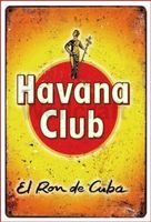 Havana Club Blechschild 20 x 30 cm. Kostenfreie Zustellung!