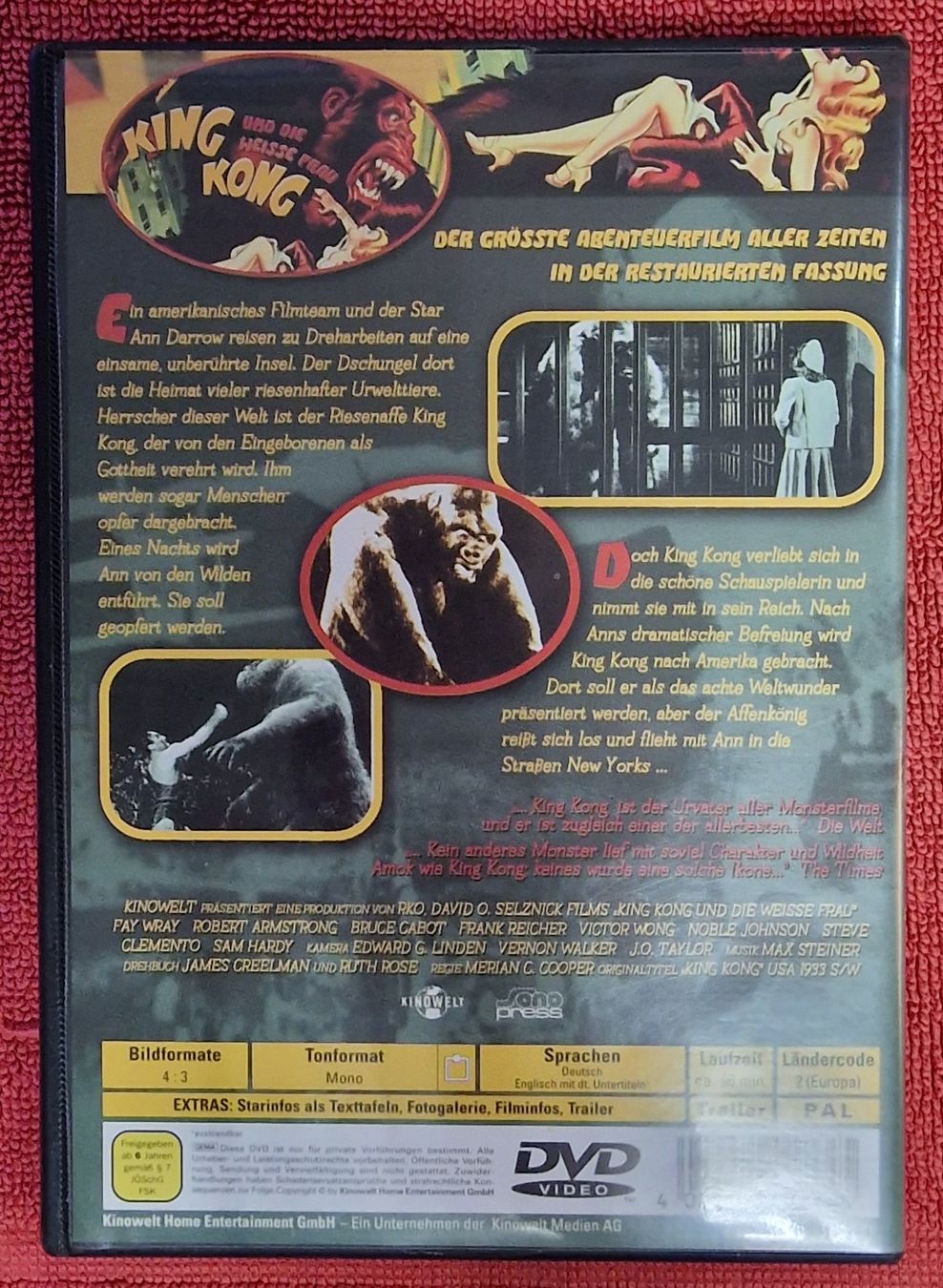 Alle DVDs: King Kong (1933) DVD – Gebraucht aus Basel von phi_8xhm 1