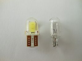 LED LOT  -5 Stück-,  11V-15V,  T10,  0,25W-1W, NEU