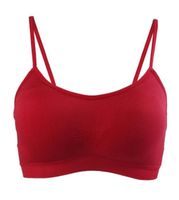 NEUE Bralette rot mit BH Cups für Gr. XS & S - 225217