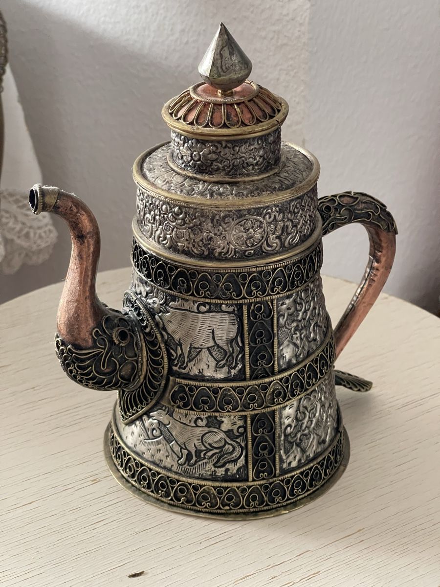 Teiere: Traditionelle tibetische Teekanne – Usato da Bern venduto da TamSham 4