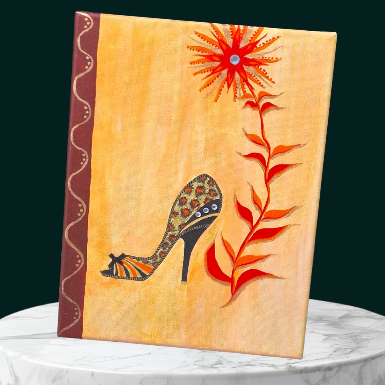Dipinti: Tableau acrylique "Talon aiguille"UNIQUE/Peint Main(RETRAIT) – Nuovo e nell'imballaggio originale da Etoy venduto da MyStyleMyMode 8