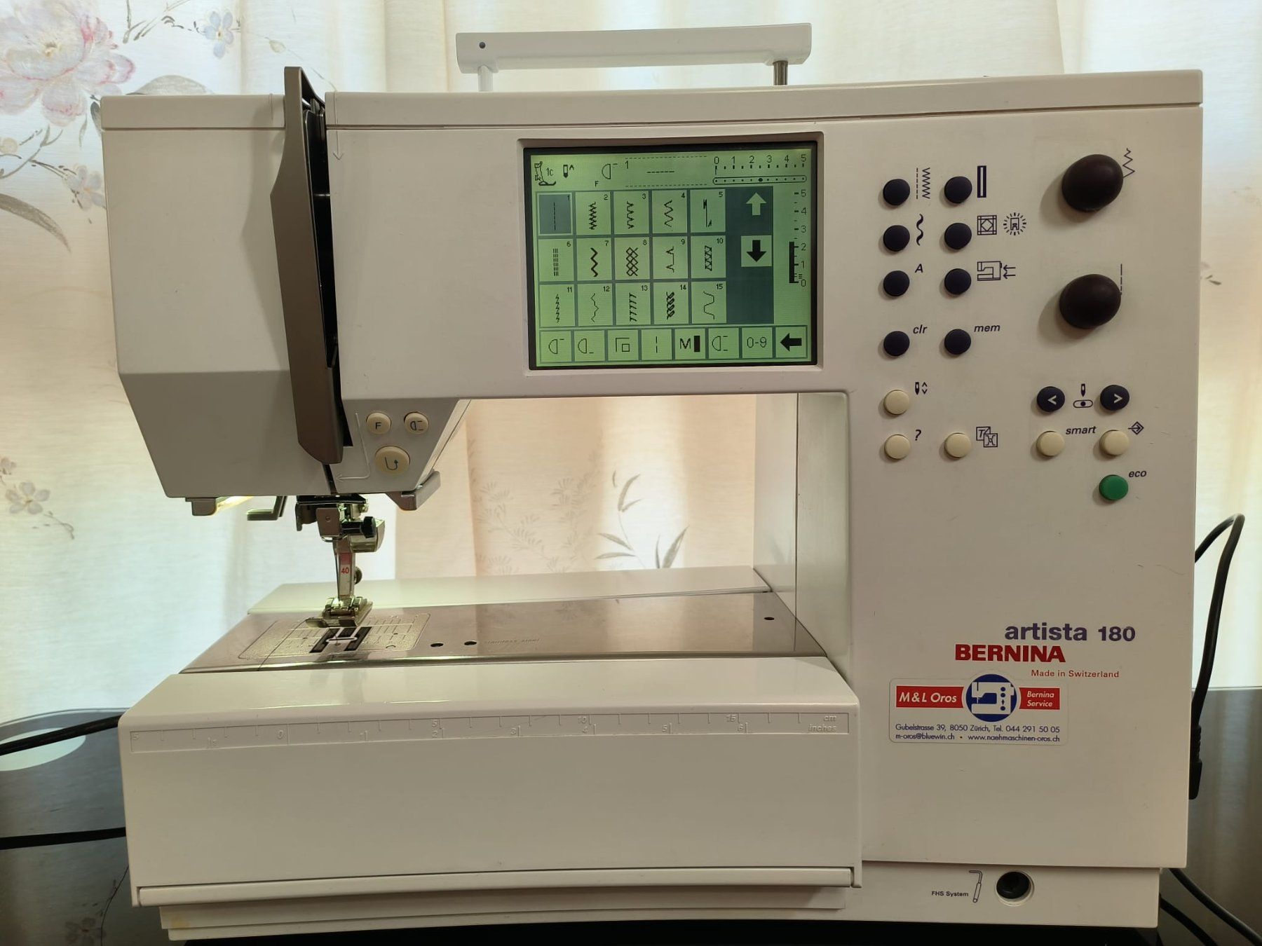 Bernina Macchine da cucire: Bernina Artista 180 Machine à coudre – Usato da Carouge GE venduto da pro_xrm5